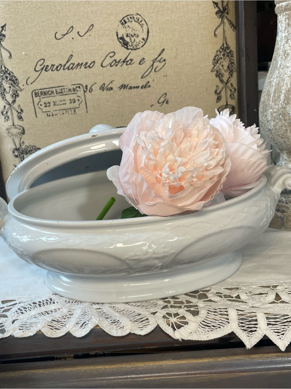 serving bowl French Country decor
Late 1800’s - early 1900 era ironstone - Picture 8 of 15